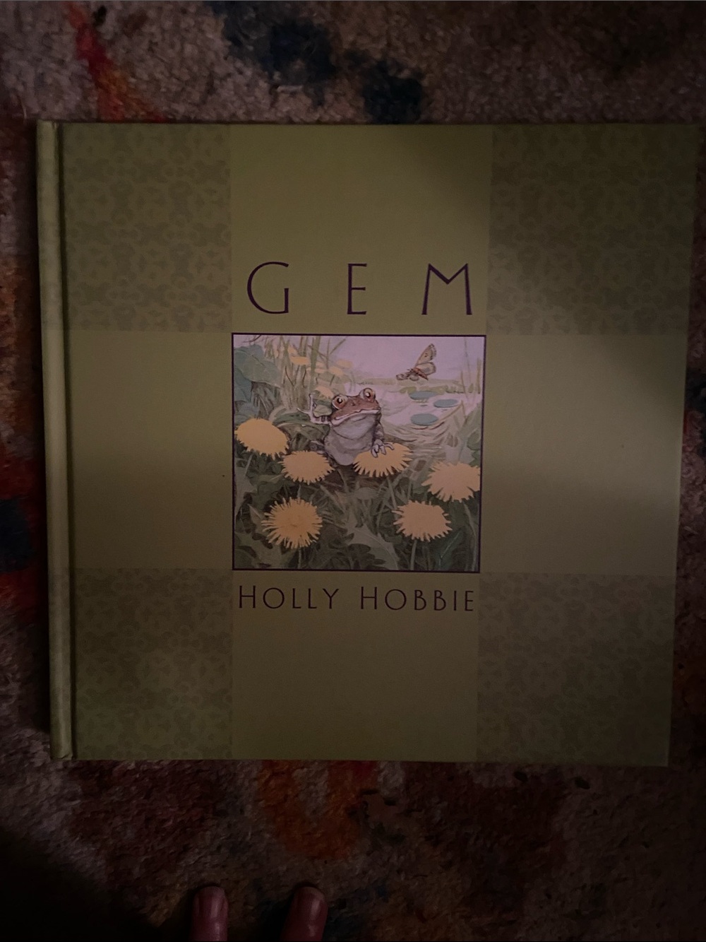 Holly Hobbie Gem illustrated Book Green cute Frog story Children’s book illus